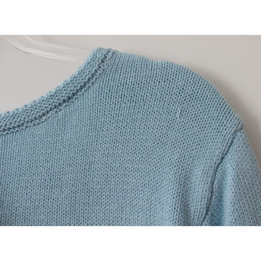 Christopher & Banks Womens Long Sleeve Sweater Blue Size M Pre-Owned - Picture 6 of 6